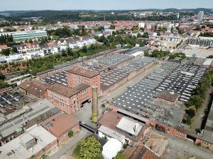 Pfaff Quartier aus der Luft, Bildquelle: Hochschule Trier – IfaS 2018