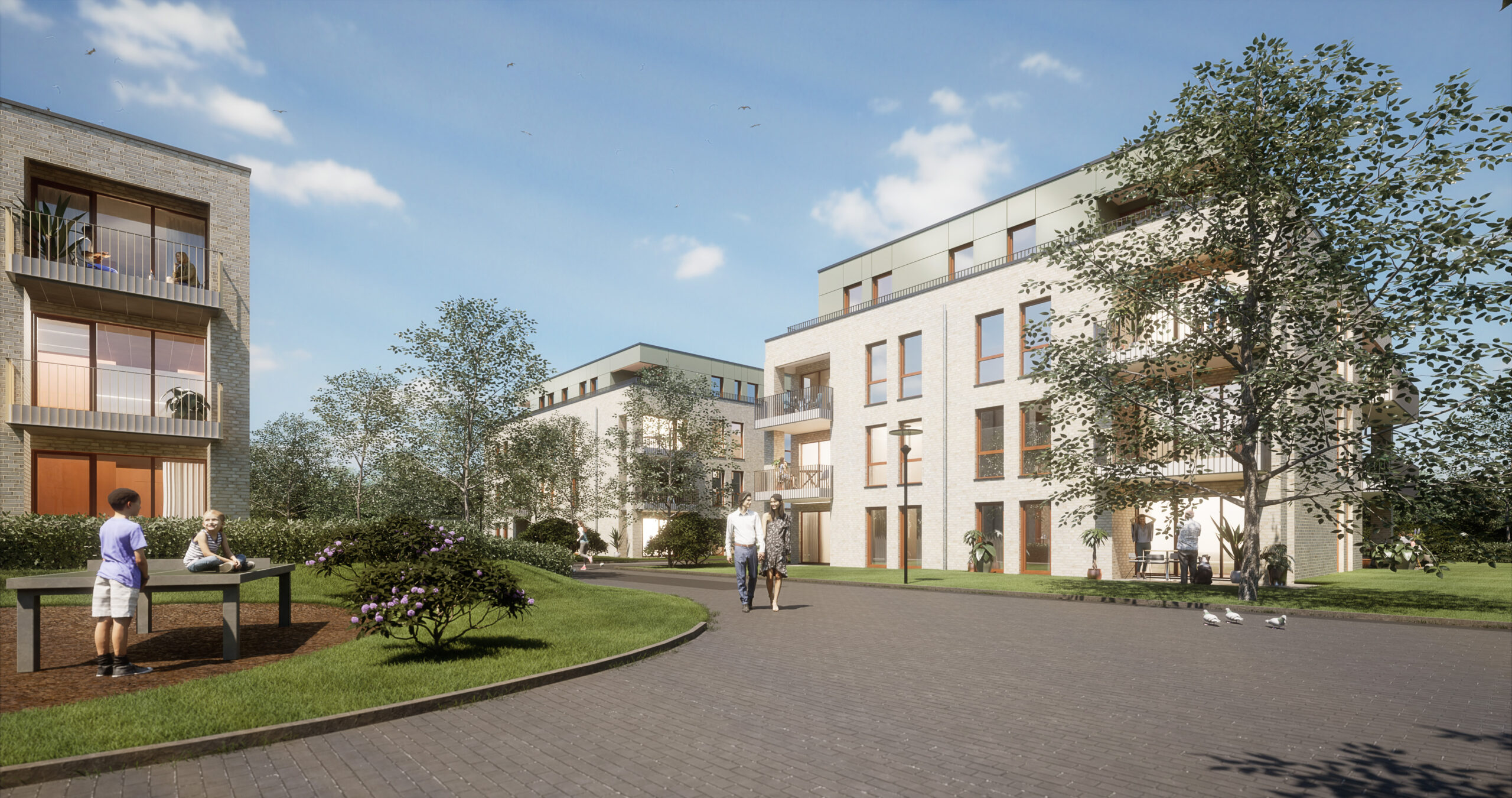 Animation des Wohnquartiers Helleheide